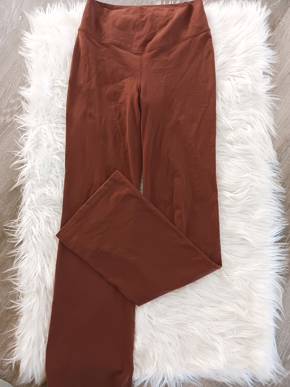 Old Navy Powerchill Active Athleisure Spiced Rust High Rise Bootcut Leggings